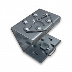 Trough coupler with spring