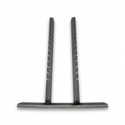 St/St inox leg (for trough coupler) 1 line leg